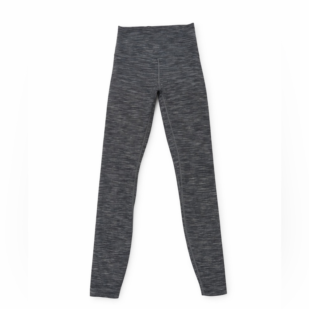 Lululemon Align High-Rise Leggings Black Gray Stripe